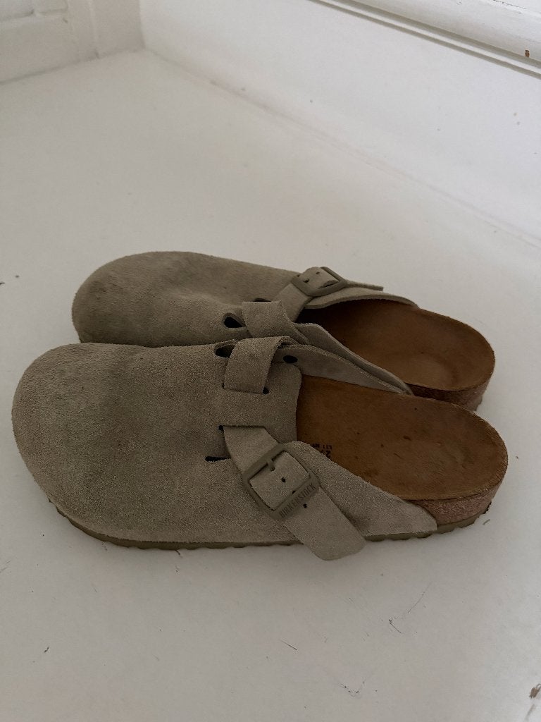 Birckenstock Boston faded khaki maat 42, Kleding | Heren, Schoenen, Overige kleuren, Klompen, Ophalen of Verzenden, Zo goed als nieuw