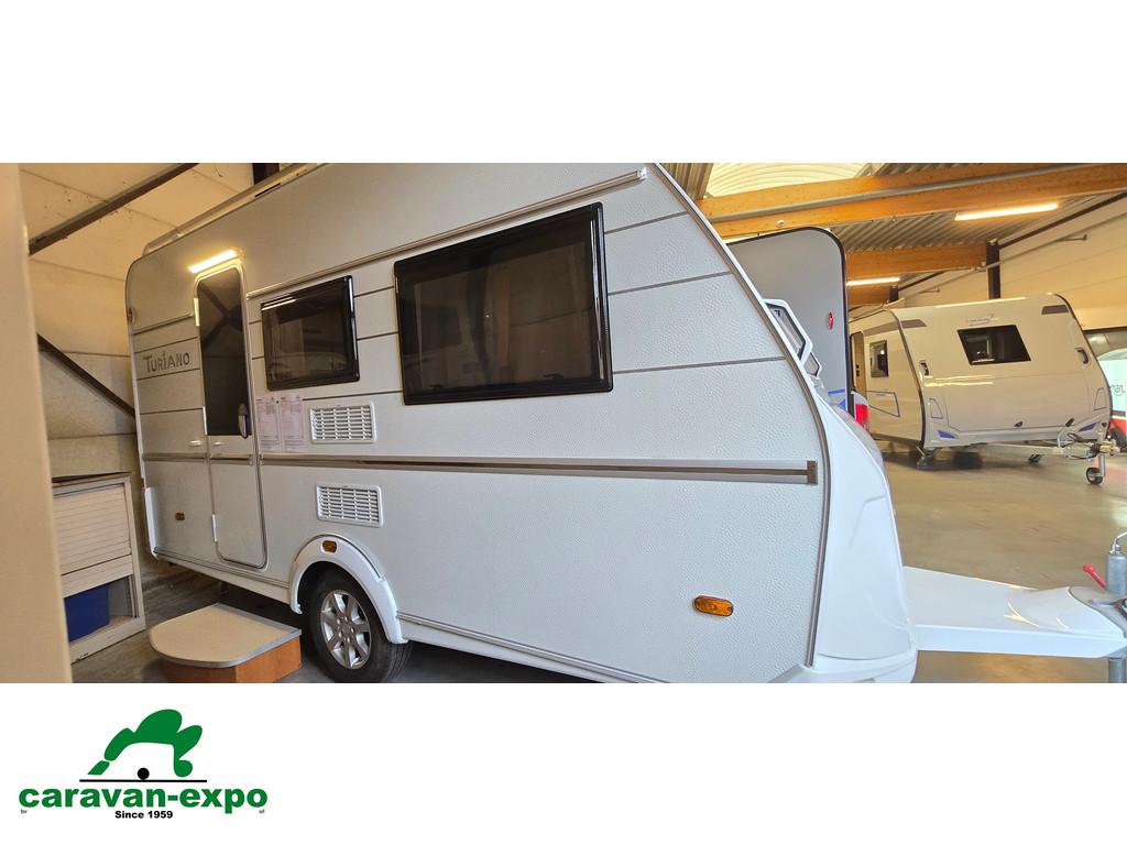 TABBERT TURIANO 390 QD/F, Caravans en Kamperen, Caravans, Bedrijf, tot en met 4, 750 - 1000 kg, Tabbert, 4 tot 5 meter