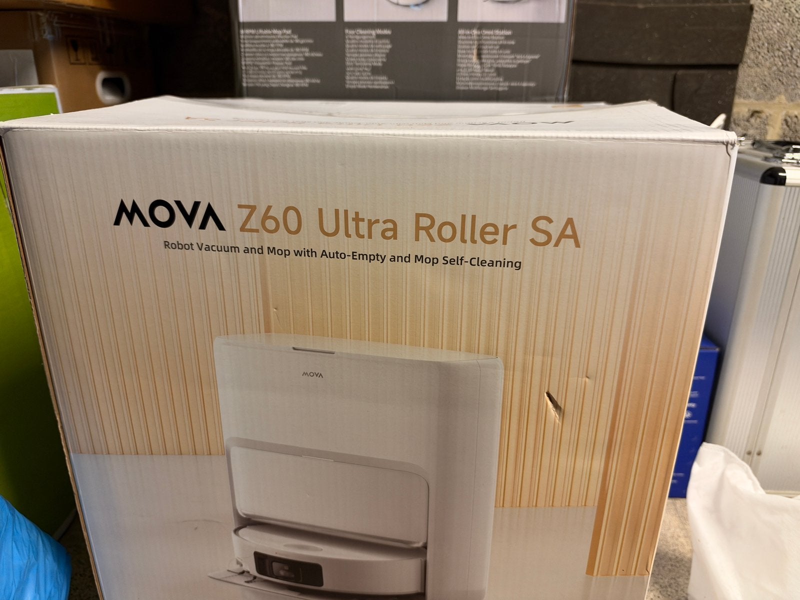 Mova Z60 robotstofzuiger, Ophalen, Zo goed als nieuw, Slimme navigatie, Robotstofzuiger