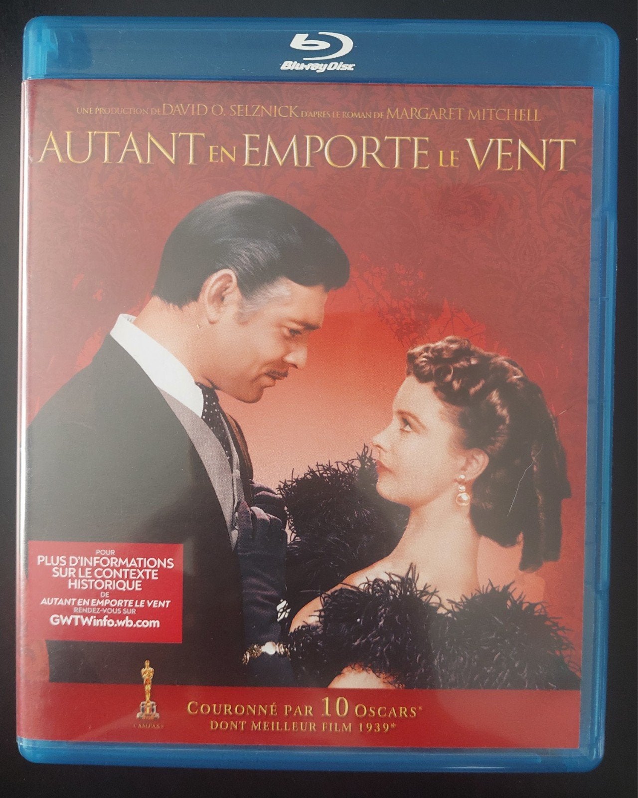 Blu-ray Autant en emporte le vent, Enlèvement ou Envoi, Blu-ray