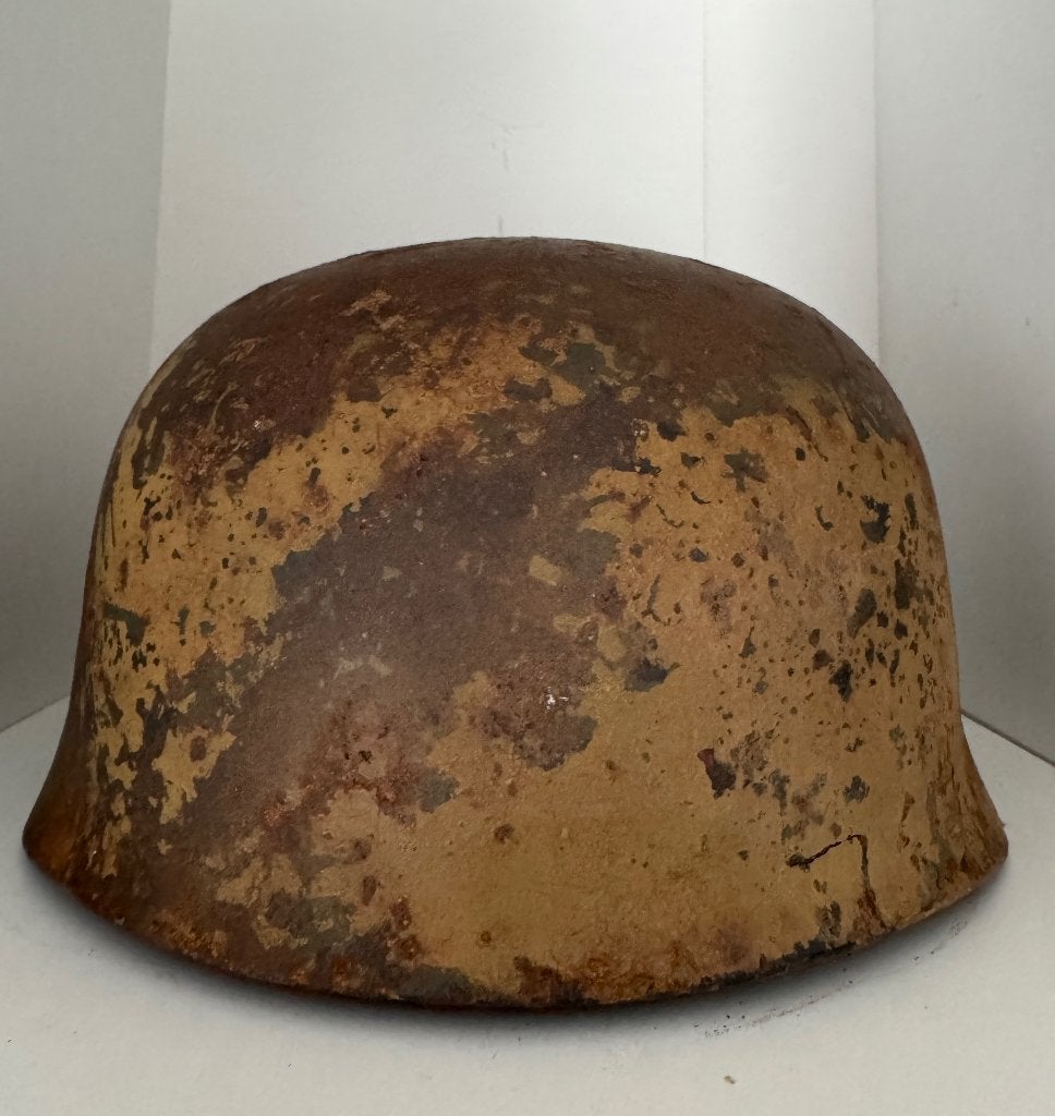 casque para allemand m38 camo ET71 lot 4852, Enlèvement, Armée de l'air, Casque ou Béret