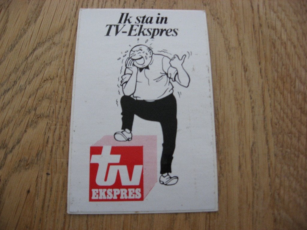 Sticker Lambik Ik sta in TV-Ekspres Suske en Wiske 6,5 x 10, Verzamelen, Ophalen of Verzenden, Suske en Wiske, Nieuw, Plaatje, Poster of Sticker