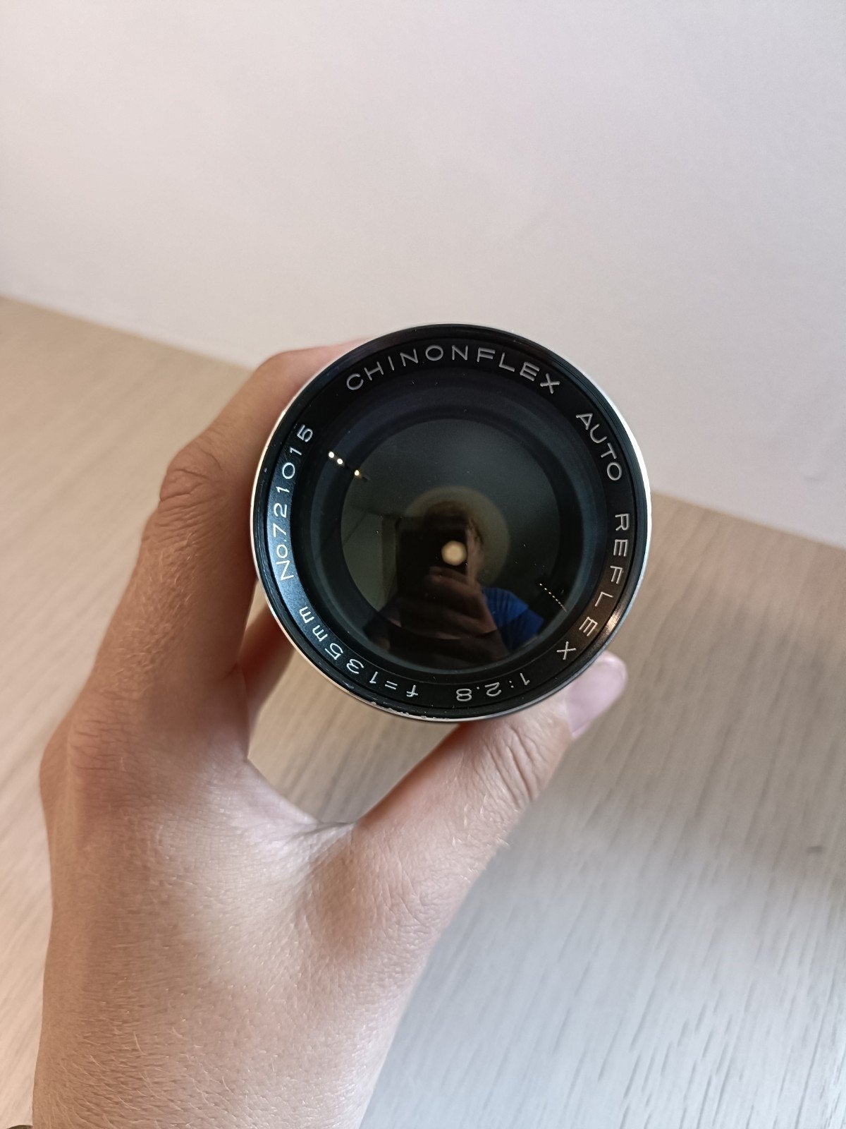 Chinonflex 135mm lens f/2.8, TV, Hi-fi & Vidéo, Canon, Canon FD, Comme neuf, Enlèvement