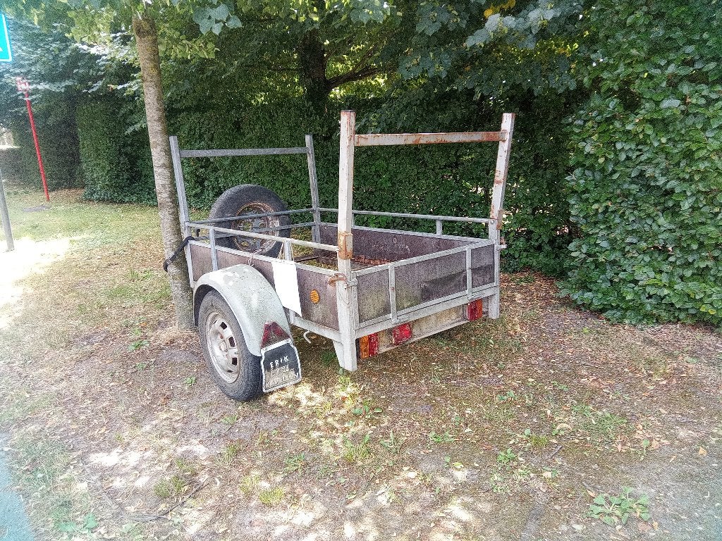 Aanhangwagen 160cm x 100cm, Ophalen, Gebruikt