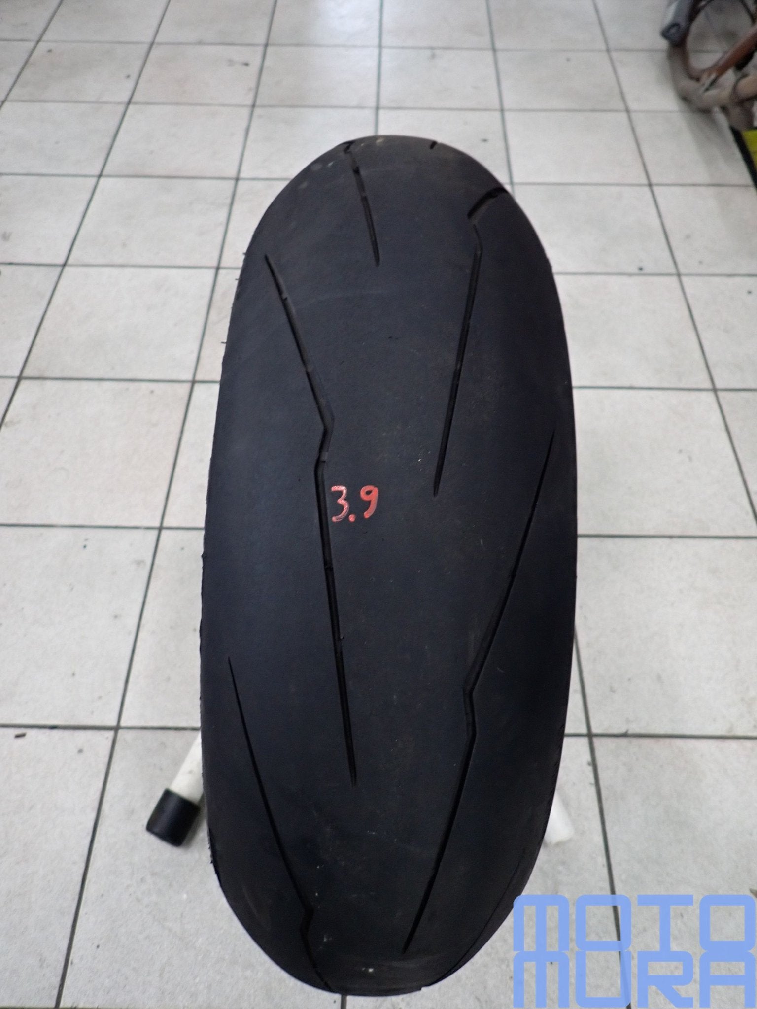 Pirelli Supercorsa SP 200/55ZR17 bandenset achterband Diablo, Gebruikt, -, -, Ophalen of Verzenden