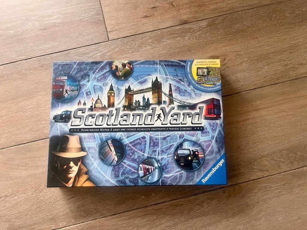 Scotland Yard, Trois ou quatre joueurs, Enlèvement ou Envoi, Neuf, Ravensburger