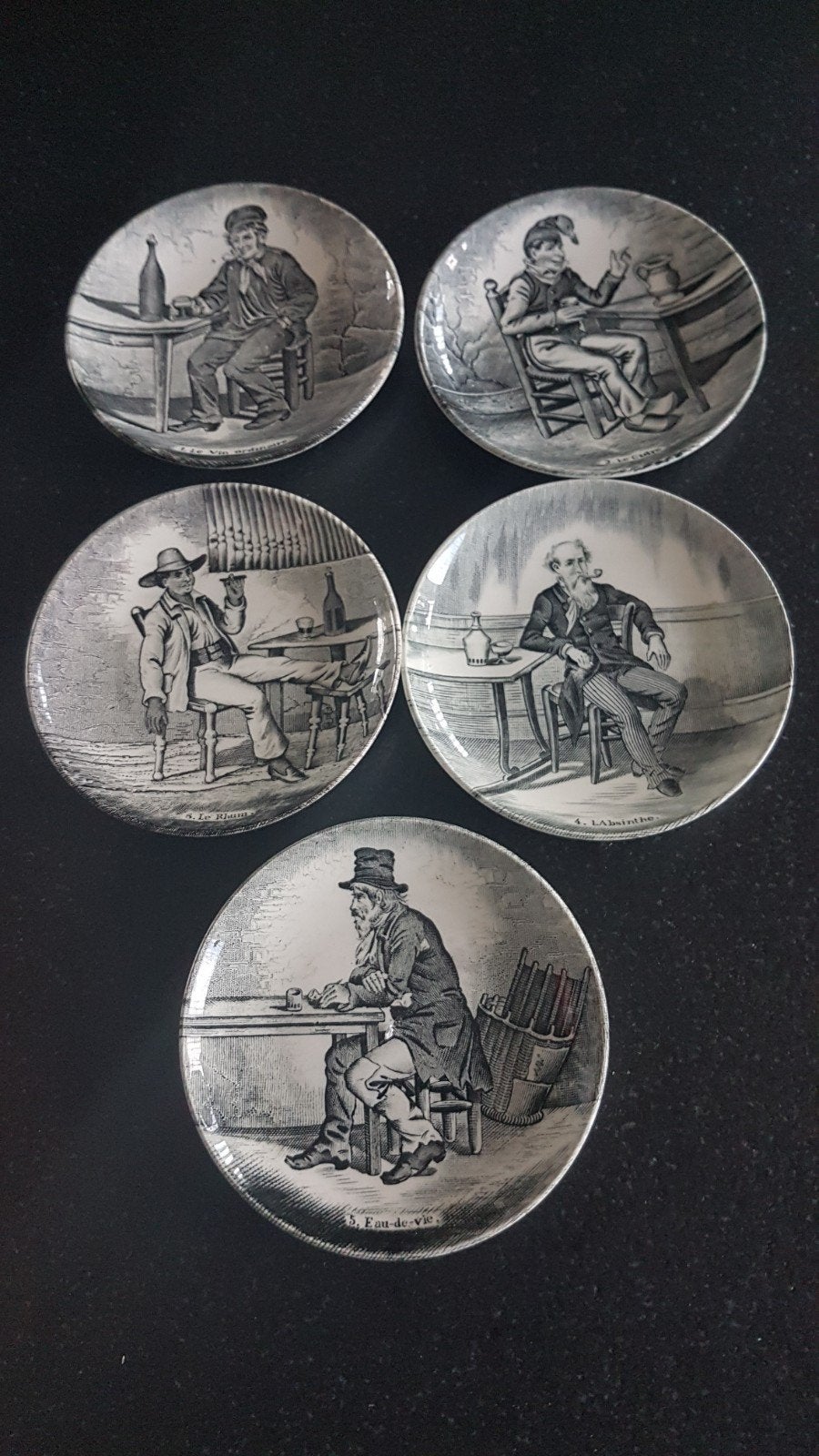 Sous-verres vintage, Antiquités & Art, Enlèvement