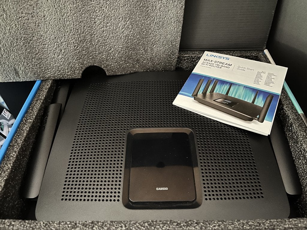 Gigabit router Linksys EA9500-EU, Ophalen of Verzenden, Zo goed als nieuw, Router, LinkSys - Cisco