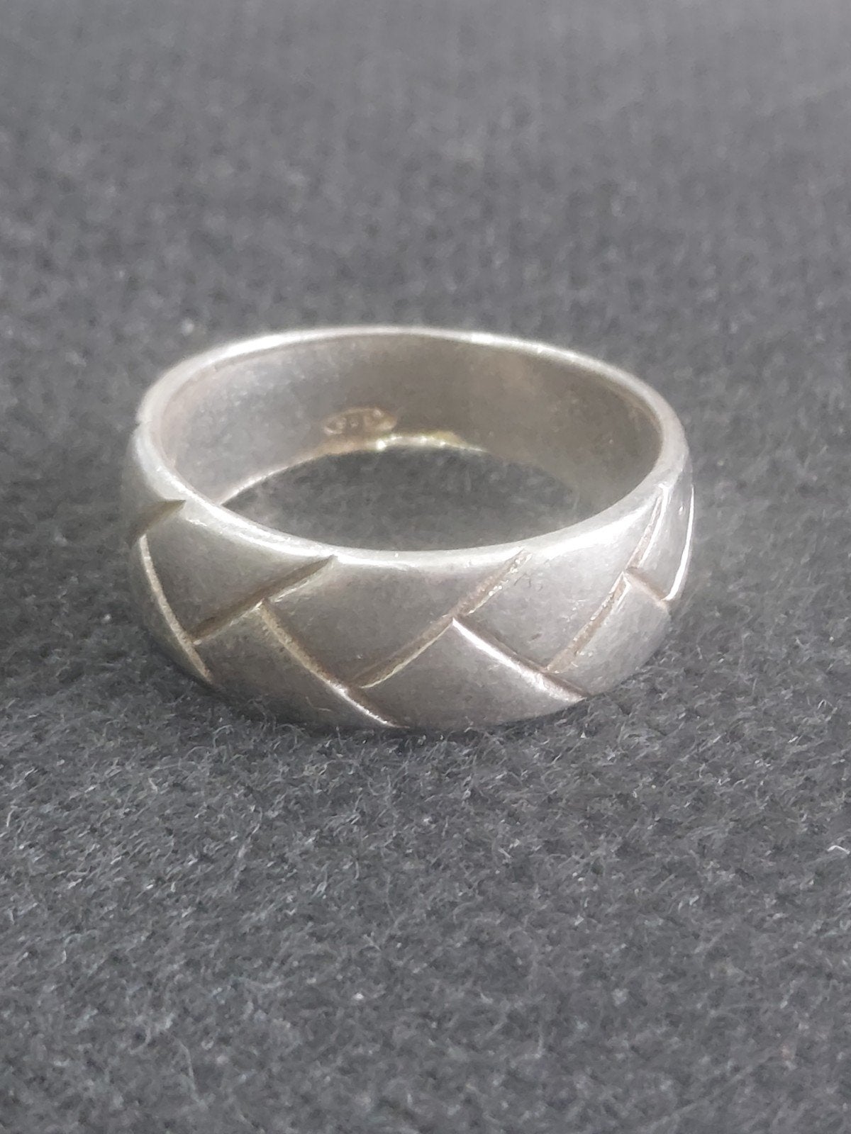Zilver Ring, Bijoux, Sacs & Beauté, Bagues, Enlèvement ou Envoi, Argent, Argent