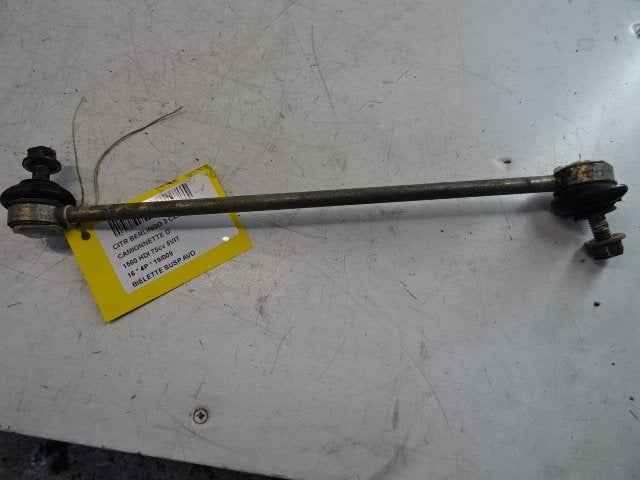 BIELLETTE DE BARRE STABILISATRICE AVANT DROIT Berlingo, Citroën, Mevr. I. Hauben, Utilisé, Rue de l'Espoir 34 34
4030  GRIVEGNÉE, BE