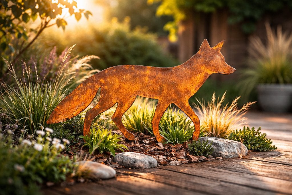 Tuinprikker - Vos - Tuindecoratie - Cortenstaal, Tuin en Terras, Overige Tuin en Terras, Verzenden, Nieuw