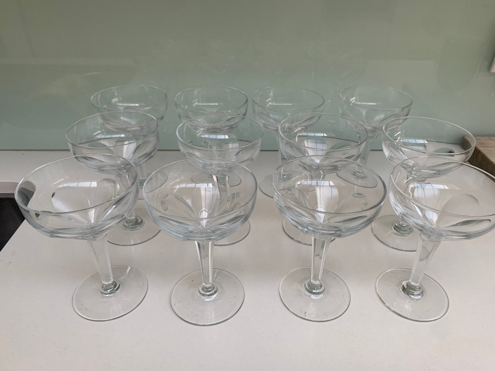 Champagneglazen, Enlèvement, Utilisé