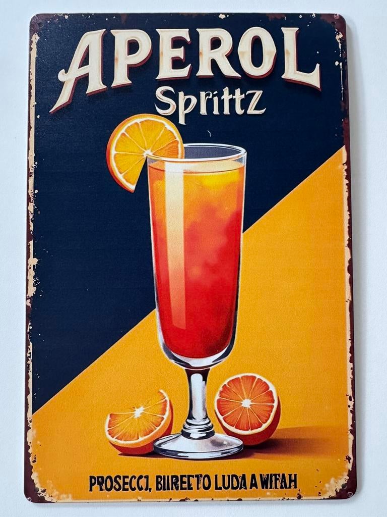 Panneau d'affichage en métal Aperol, Enlèvement ou Envoi, Neuf, Panneau publicitaire