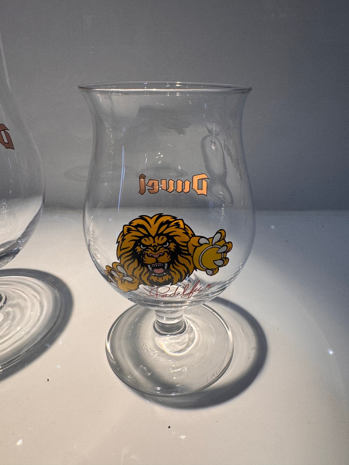 16,5 cl duvel glas padel logo, Verzamelen, Ophalen of Verzenden, Nieuw, Duvel