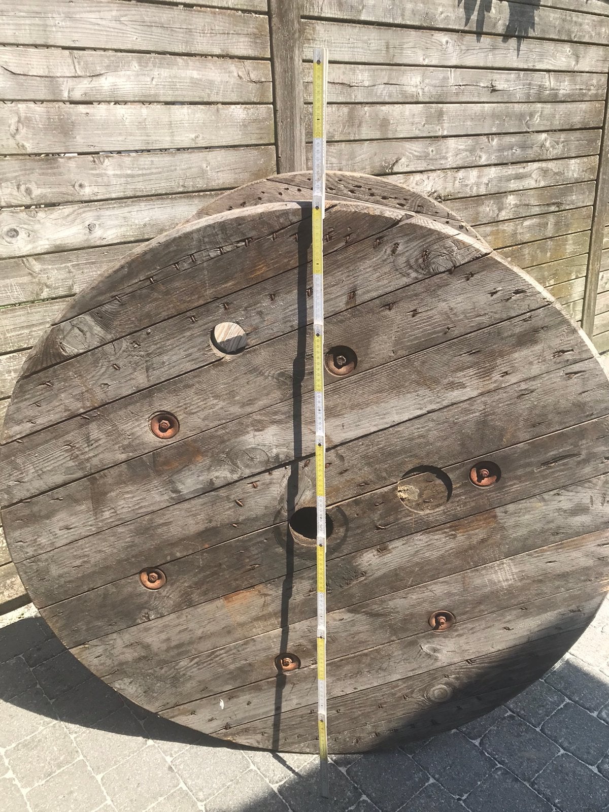 Houten bobijn te koop, Enlèvement, Utilisé