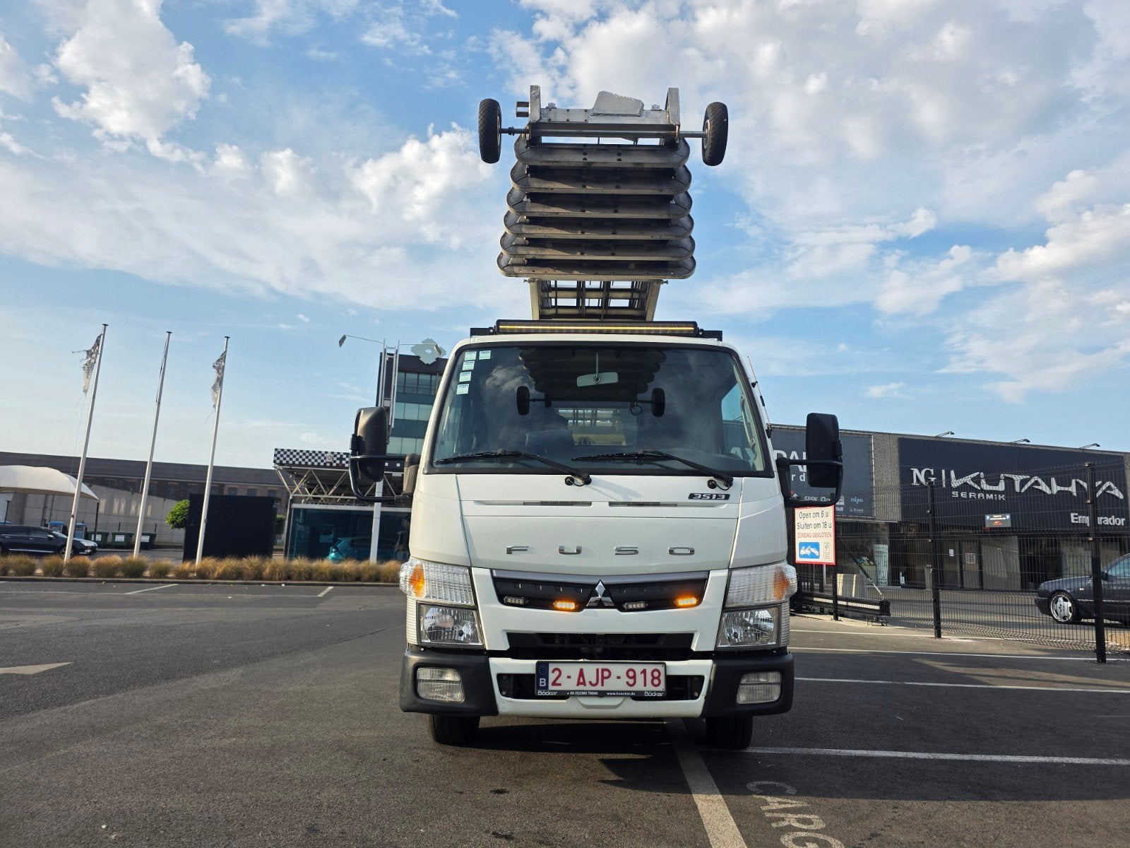 MITSUBISHI BÖCKER VERHUISLIFT 3S13 HL 30 / 1-7 LH, Auto's, Dealer onderhouden, 4 cilinders, Wit, 2 zetels