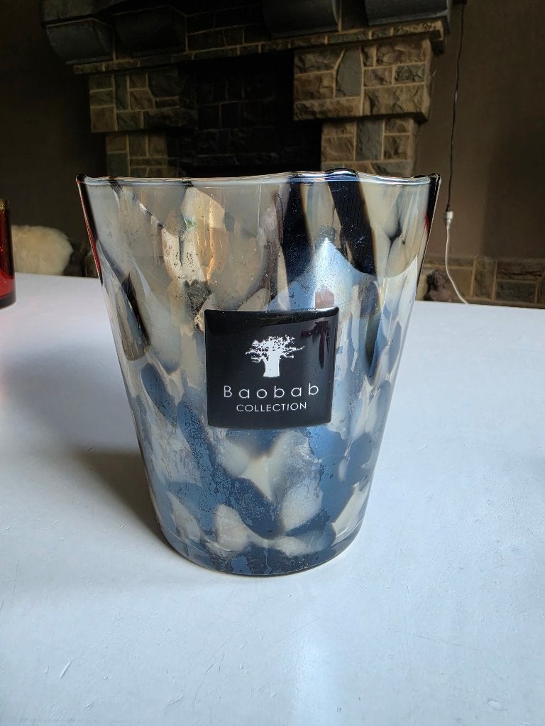 Bougie Baobab vide, Maison & Meubles, Verre, Enlèvement, Utilisé, Bougie