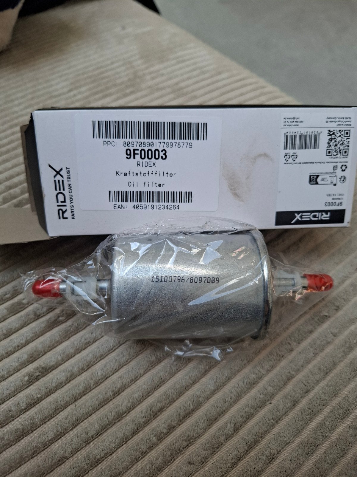 Filtre à essence pour VW POLO 9N, Enlèvement, Neuf