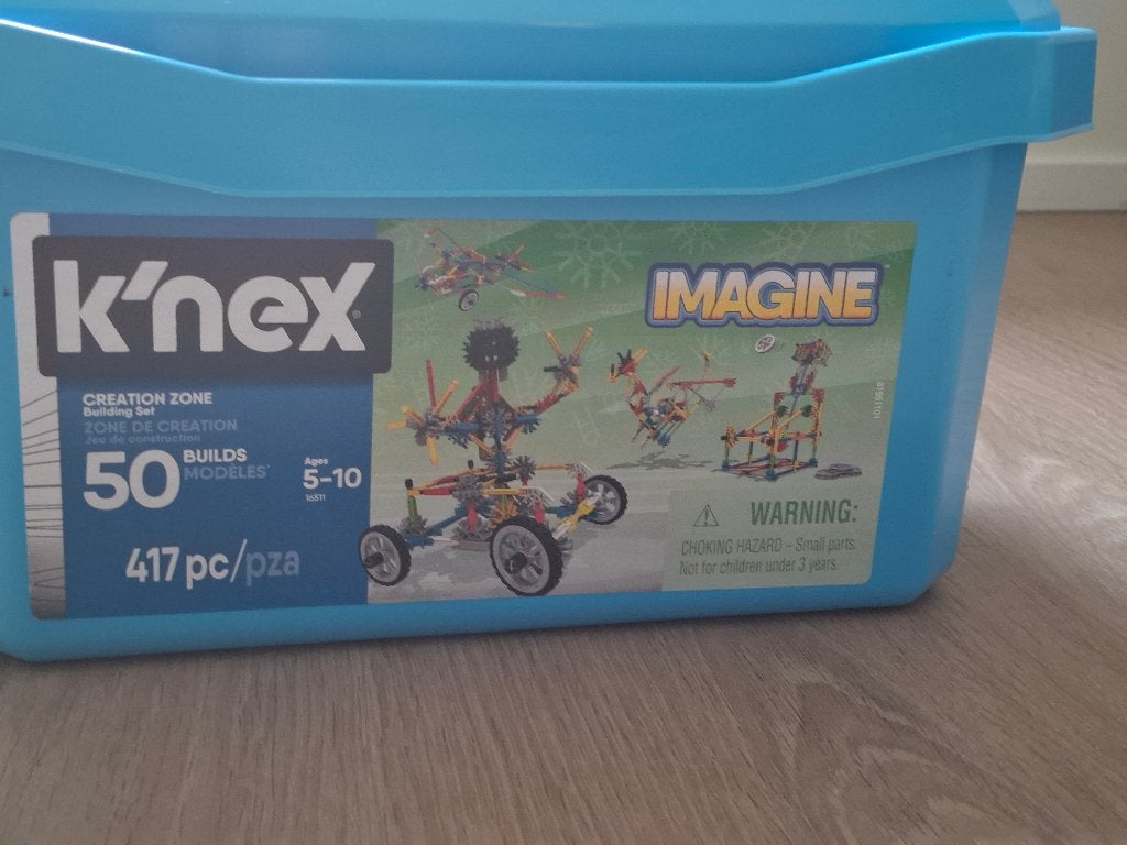 K'nex Imagine-Creation Zone - 417 pièces, Enlèvement ou Envoi, Utilisé, Bricolage