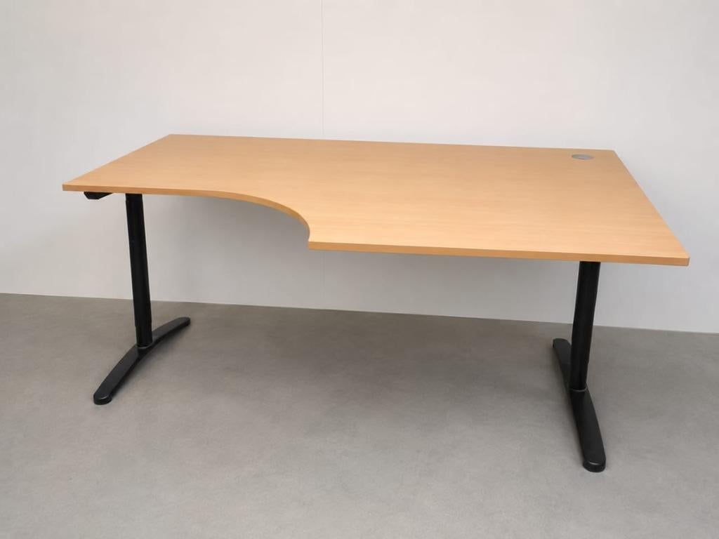 Bureau professionnel ergonomique en excellent état, Maison & Meubles, Bureaux, Métal, Enlèvement