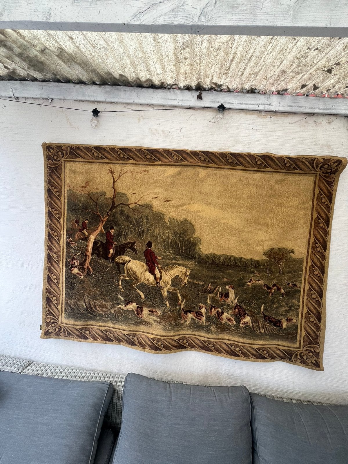 Tapisserie - de chasse - Décoration, Enlèvement