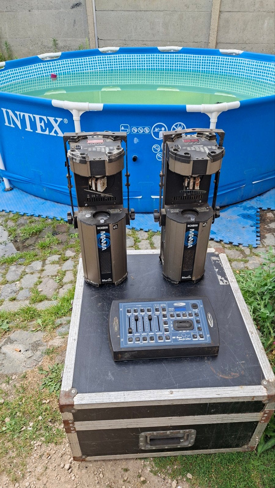 Lot Éclairage Pro : 2x Scanners Martin SCX600 + Console DMX, Musique & Instruments, DJ sets & Platines, Utilisé, DJ-Set, Autres marques