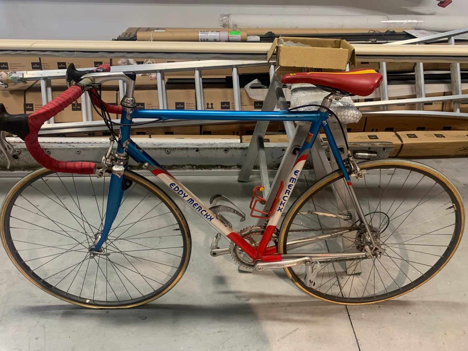 Eddy mercxk retro fiets, Fietsen en Brommers, Ophalen