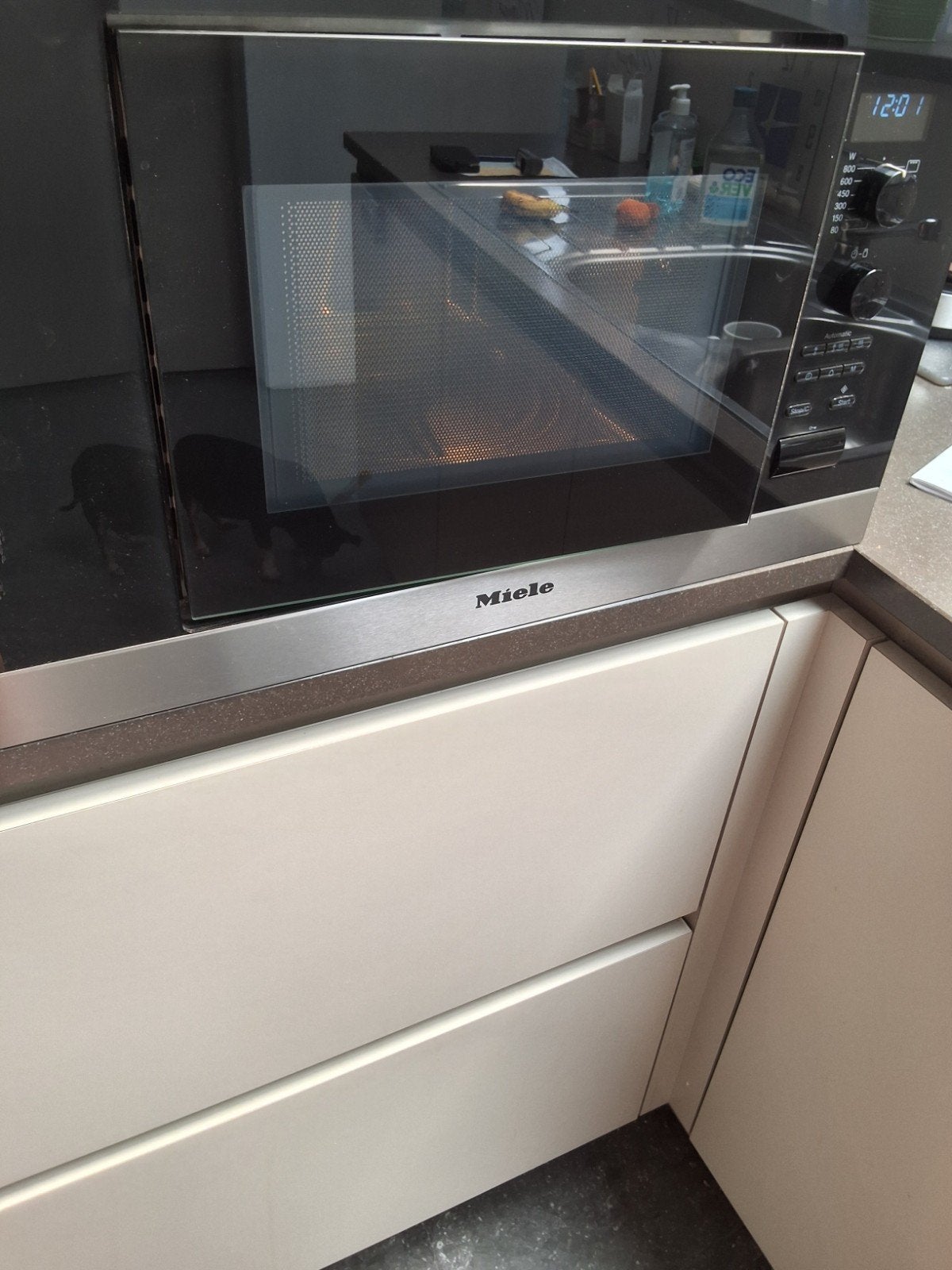 Combi magnetron met grill MIELE INBOUW, Elektronische apparatuur, Ophalen, Minder dan 45 cm, Inbouw, Draaiplateau