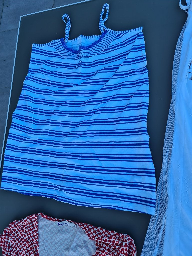 Zwangeschapskledij Marine topje M, Kleding | Dames, Dames-kledingpakketten, Ophalen, Zo goed als nieuw
