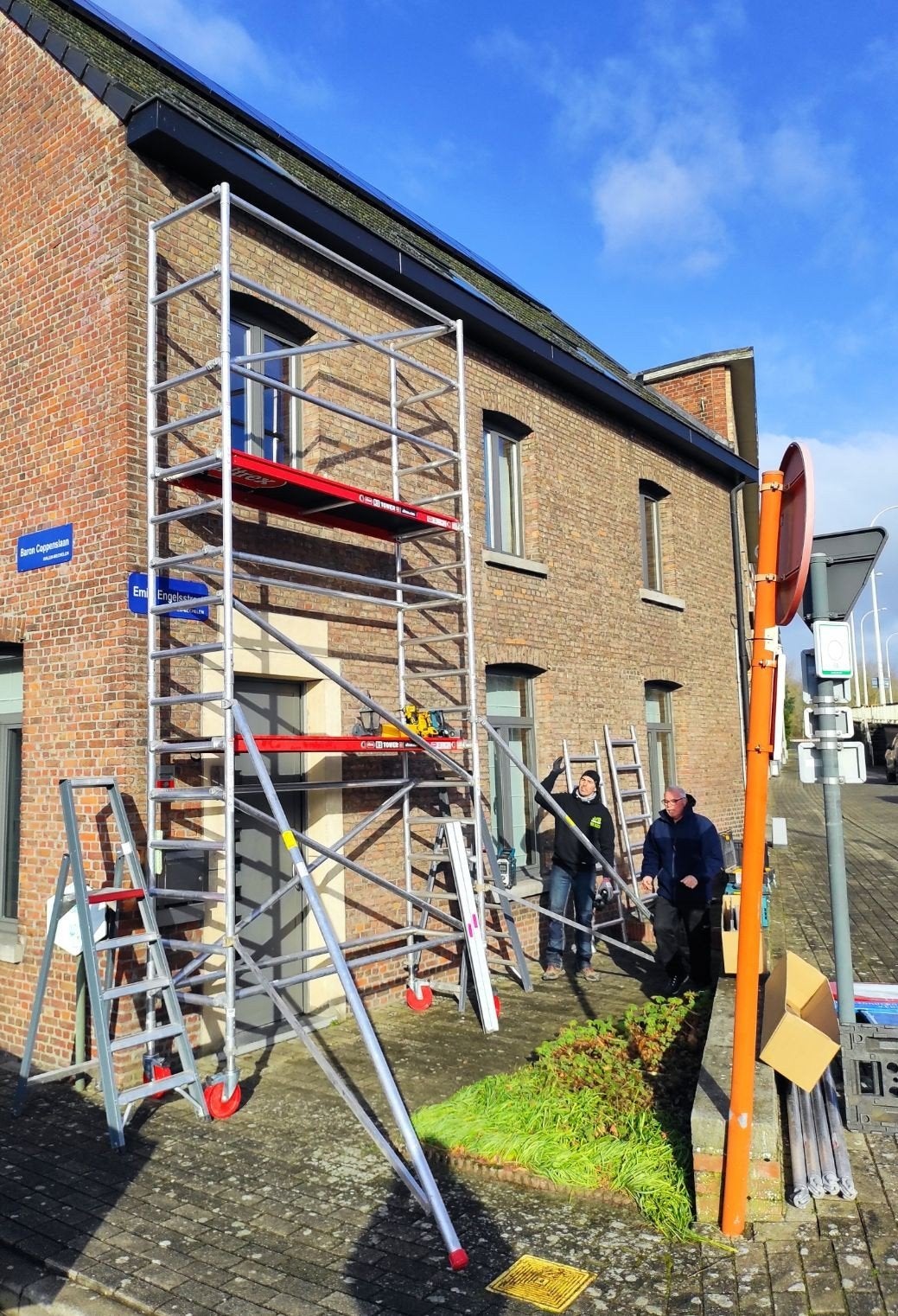 Altrex rs 41 tower 8.2m, Doe-het-zelf en Bouw, Steigers, Ophalen