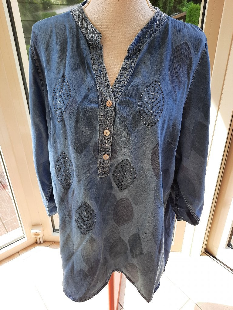 Toffe blouse PAPRIKA - 4 - XL/XXL, Kleding | Dames, Blouses en Tunieken, Maat 46/48 (XL) of groter, Zo goed als nieuw, Paprika