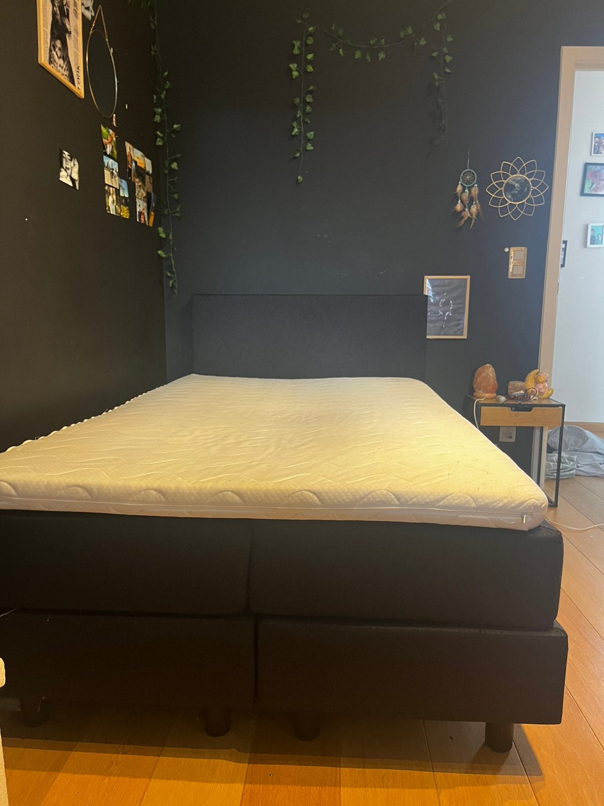 Boxspring +top matras 1m20 breed, Huis en Inrichting, Ophalen, Zo goed als nieuw