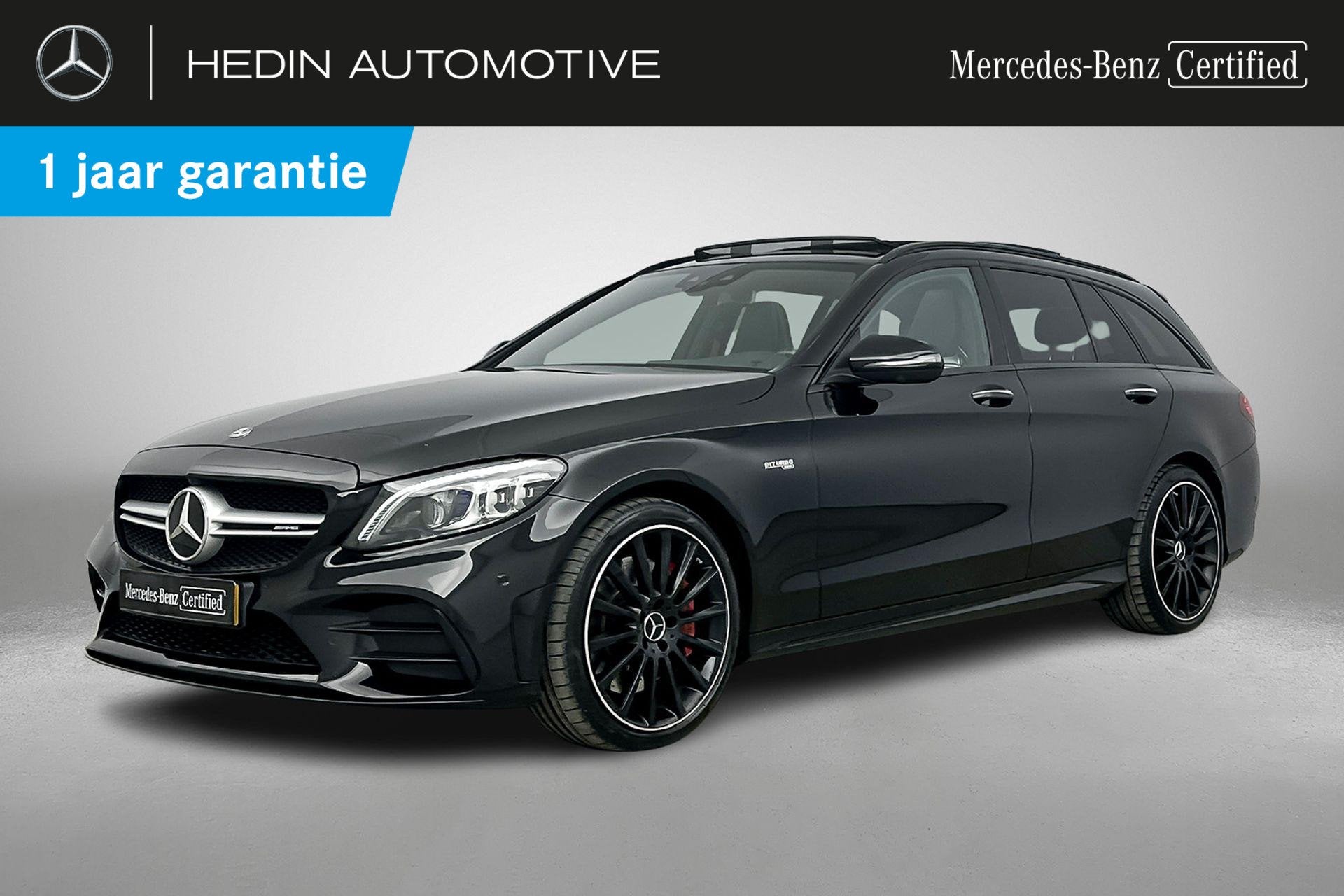 Mercedes-Benz C-klasse C 43 AMG Estate Automaat 4MATIC | Pre, Auto's, Leder en Stof, 390 pk, Bedrijf, 6 cilinders