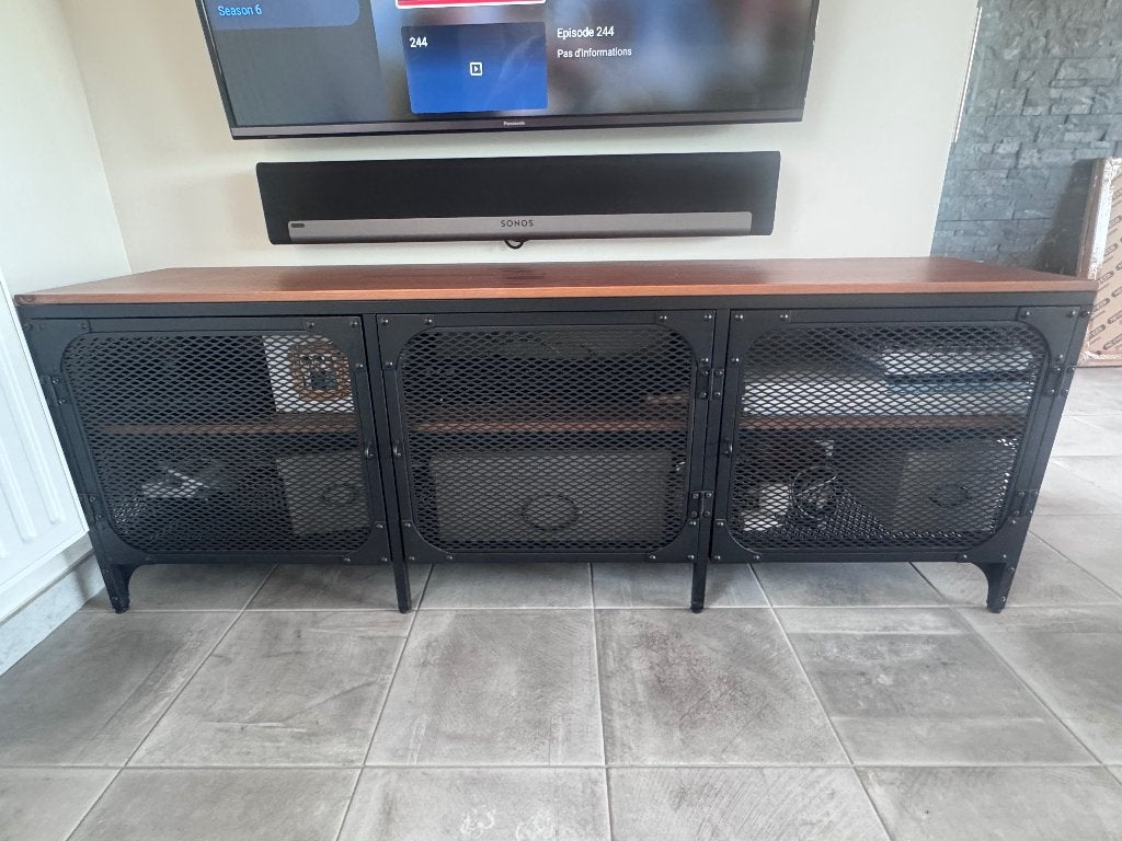 Meuble Tv, Maison & Meubles, 25 à 50 cm, Moins de 100 cm, Chêne, Comme neuf