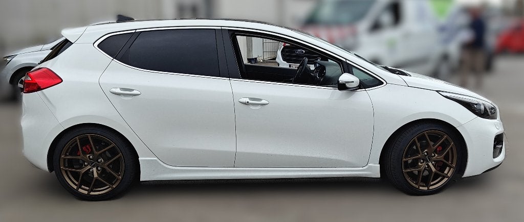 4 Bronzen velgen+band 18", Auto-onderdelen, Banden en Velgen, Ophalen, 18 inch, Gebruikt, Banden en Velgen