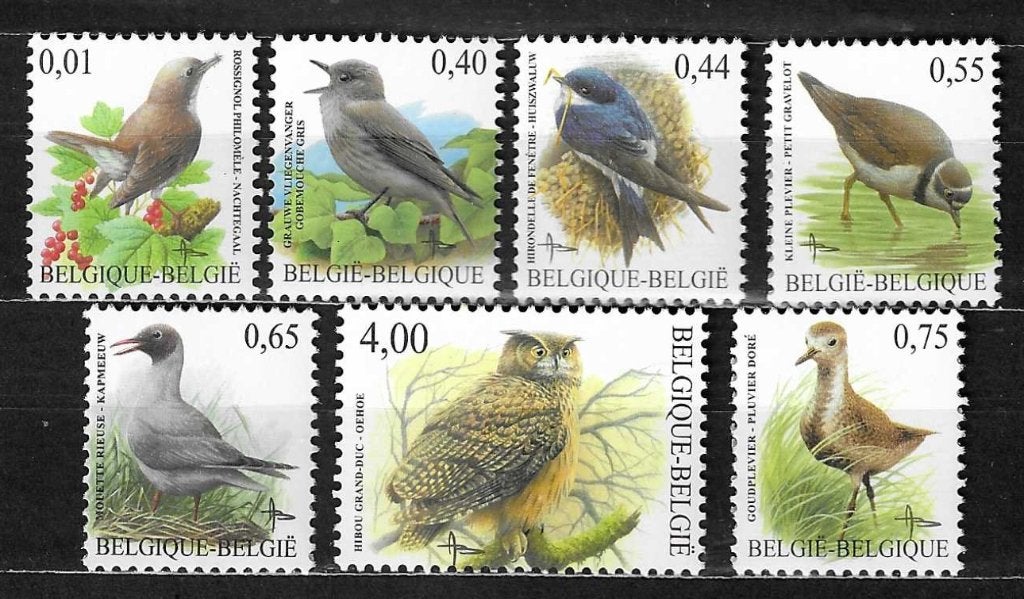 Belgique OPC 3264-70 Oiseaux type Buzin (2004) **, Enlèvement ou Envoi, Non oblitéré, Neuf