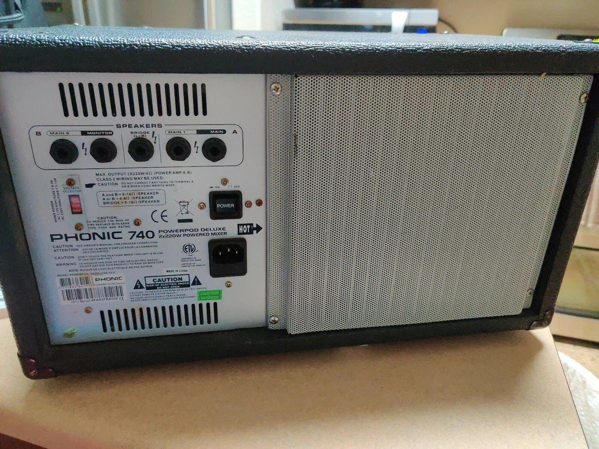 powerpod 7 phonic, Audio, Tv en Foto, Versterkers en Ontvangers, Ophalen of Verzenden