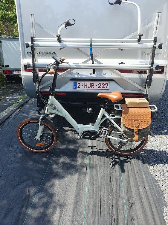 Elektrische dames plooifiets, Fietsen en Brommers, 53 tot 56 cm, Schijfrem, Ophalen, Overige merken