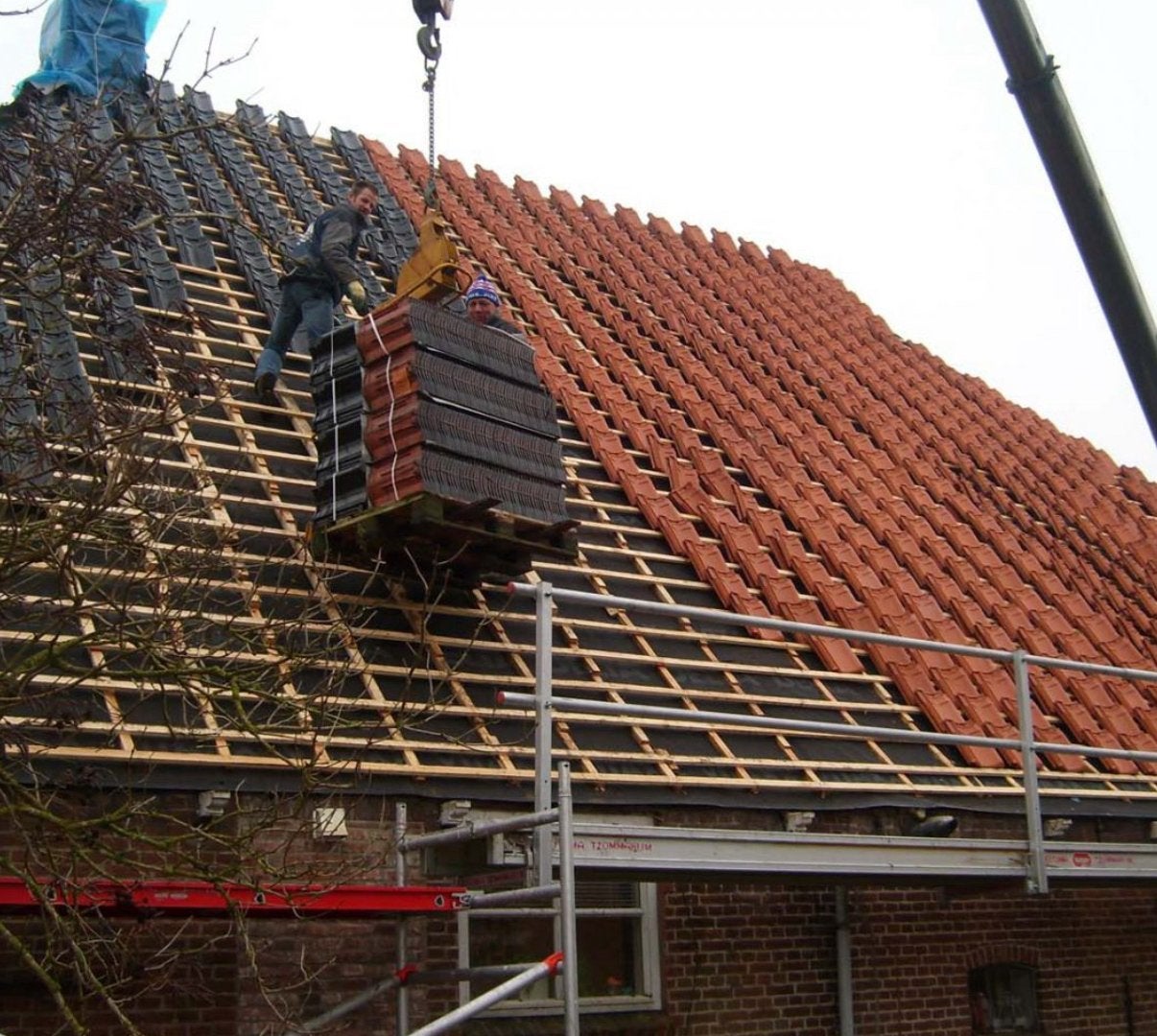 Dakwerk buiten en binnen, Doe-het-zelf en Bouw, Ophalen of Verzenden, Zo goed als nieuw