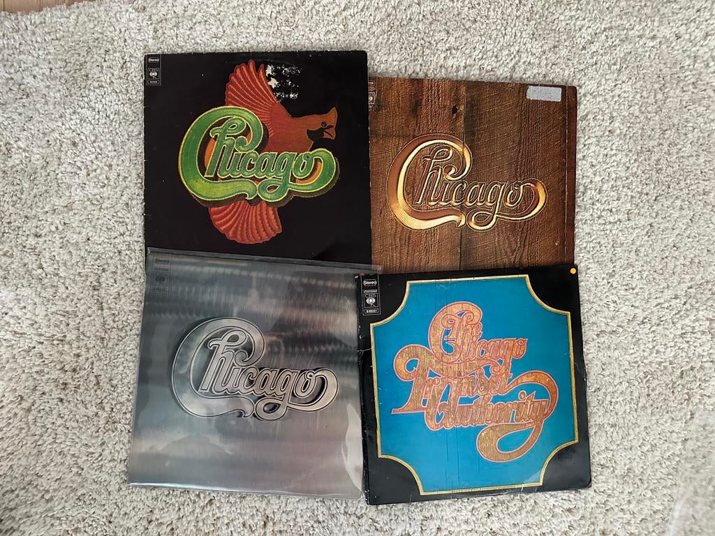 4 x vinyles de Chicago, Ophalen of Verzenden, Gebruikt, 12 inch, Overige genres