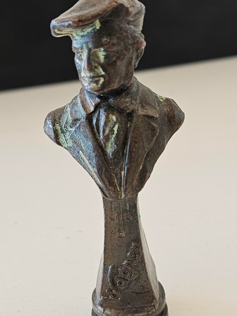 Tampon à cire en bronze ancien Wagner, Enlèvement ou Envoi