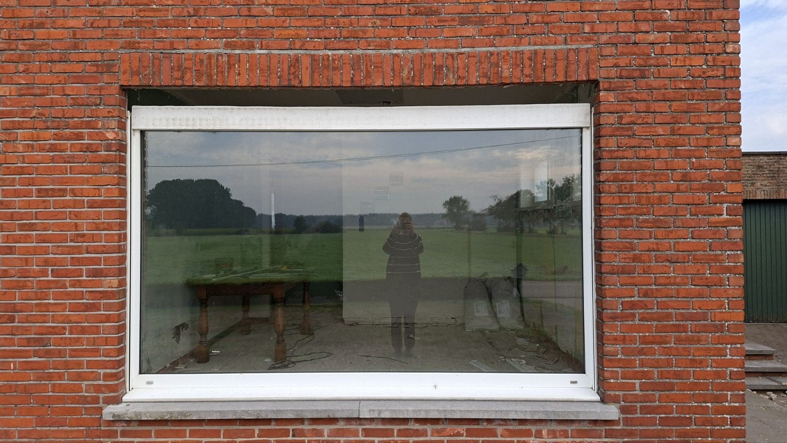 PVC ramen raam deur wit belisol, Ophalen, Gebruikt, Kunststof, Inclusief glas