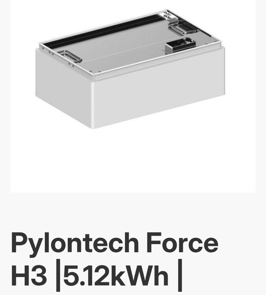 Pylontech h3 batterij 5,12kw thuisbatterij, Enlèvement