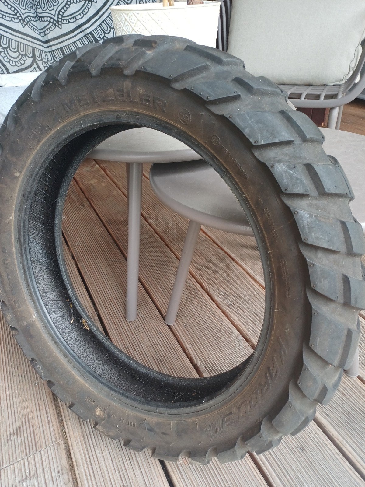 Metzeler Karoo3 tubless 150/70-17 m/c 69R, Articles professionnels, Enlèvement