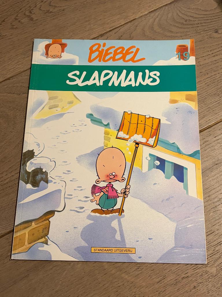 Biebel - 19 - Slapmans, Boeken, Stripverhalen, Eén stripboek, Ophalen of Verzenden, Gelezen