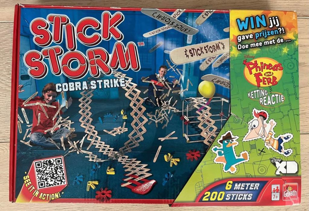 Stick Storm Cobra Strike(200 sticks met toebehoren):compleet, Ophalen of Verzenden, Zo goed als nieuw