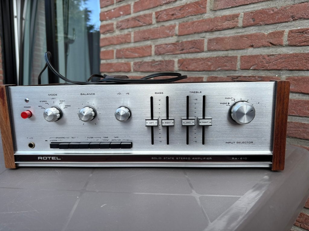 Rotel RA 610 Amplificateur, Autres marques, Enlèvement ou Envoi, 60 à 120 watts, Stéréo