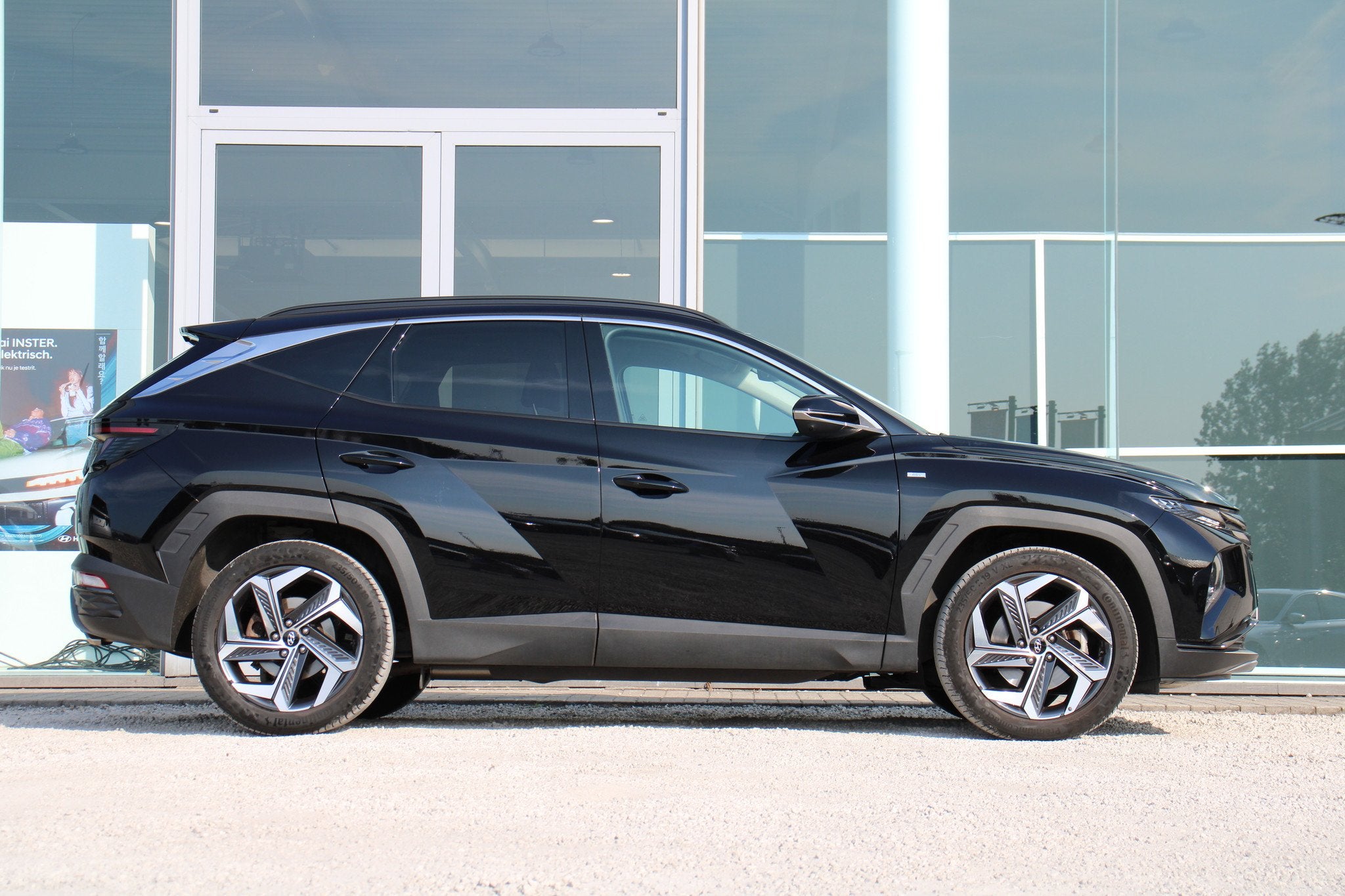Hyundai Tucson 1.6T MHEV 48V Shine Automaat *FULL OPTION*, Auto's, Gebruikt, 4 cilinders, Zwart, Leder