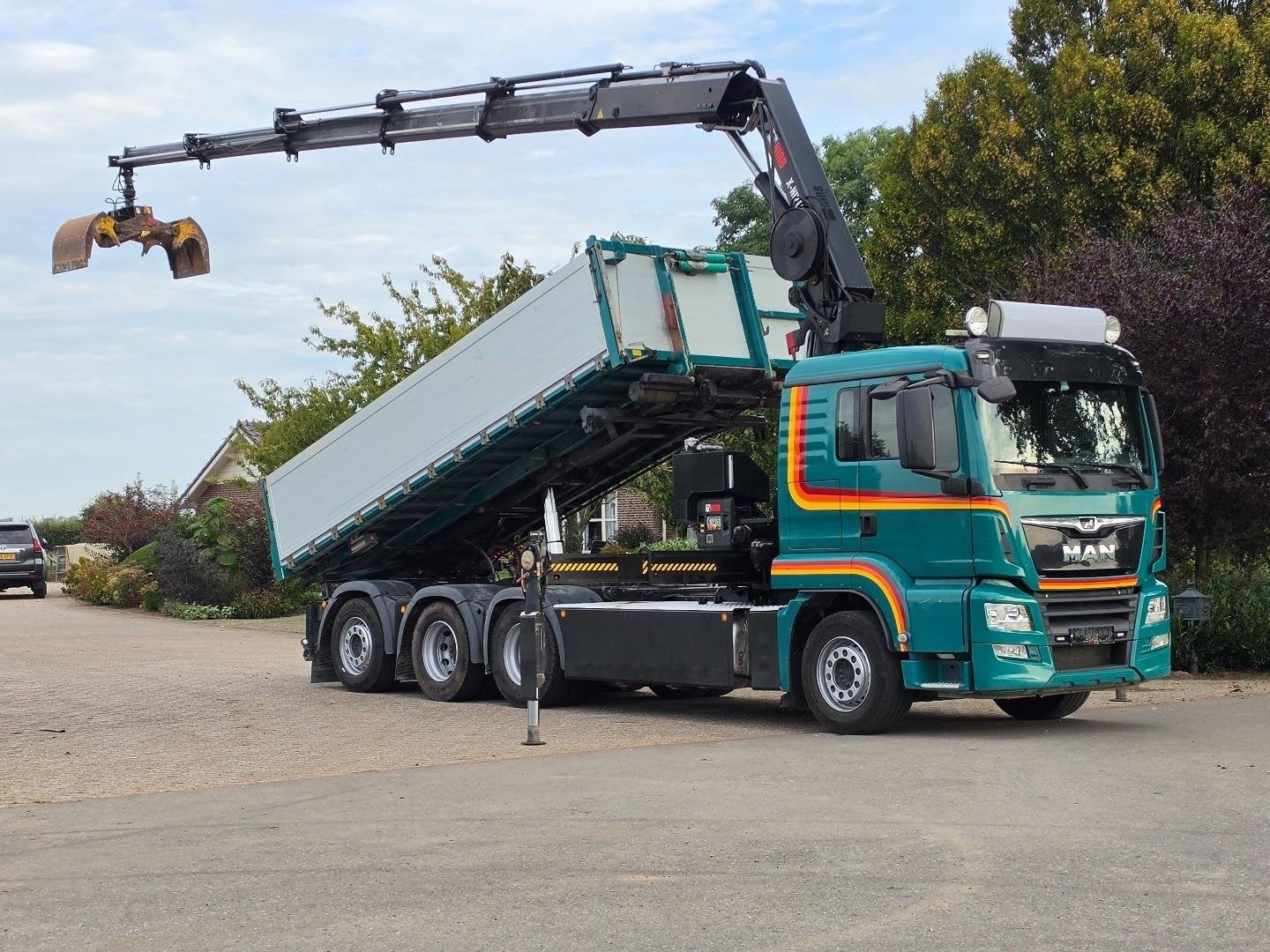 MAN TGS 35.500 8x4 KRAAN/CONTAINER/KIPPER! AFSTANDSBEDIENING, Automaat, Euro 6, Overige kleuren, MAN