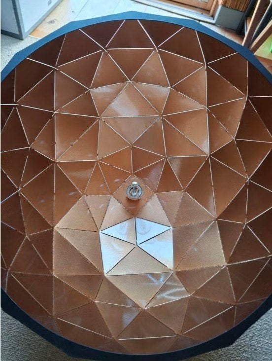 Luster lucide otona 60 cm, Ophalen, Zo goed als nieuw, Metaal
